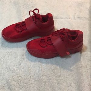 Red Jordan’s sneakers